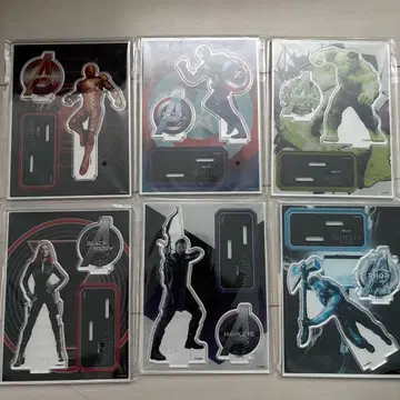 마블 아크릴 스탠드 아이언맨 캡틴아메리카 헐크 토르 축제 의상 복권