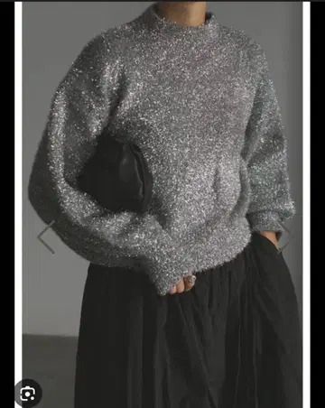 미사용 새상품 라메 니트 room306 comtemporary