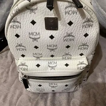 MCM 백팩 화이트 정품