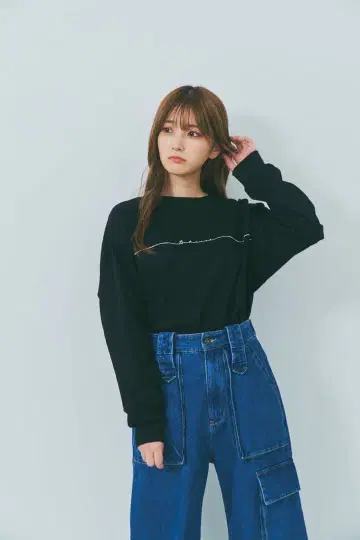 데님 바지 블루