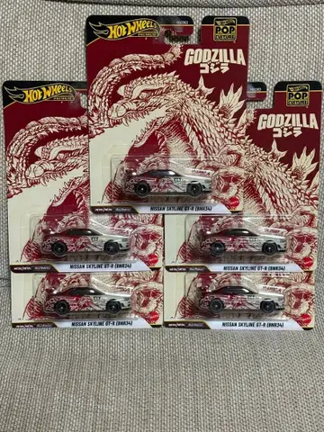5 고질라 스카이라인 GT-R BNR34 핫휠 팝 컬처