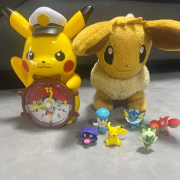 피카츄 알람 시계와 피규어 세트
