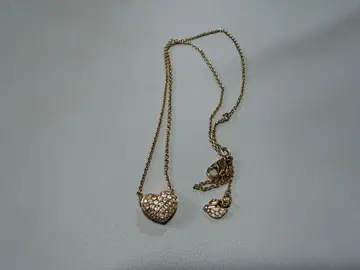 스와로브스키 하트형 목걸이