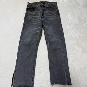 리브 드와 rive droite 스트레이트 데님 그레이 슬릿 38