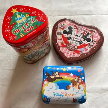 도쿄 디즈니 리조트 캐릭터 캔 3개 세트