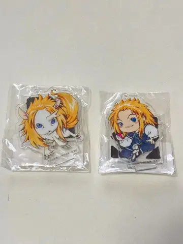 12왕국기 아크릴 스탠드 키링 릿카 & 엔키