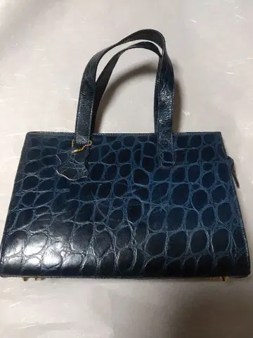 폴 배트 다크 블루 핸드백