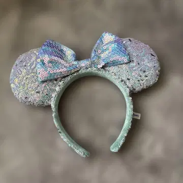 디즈니 미니 머리띠 반짝이 스팽글