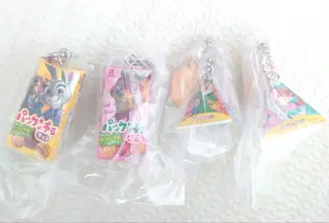 주토피아2 팩앤초 미니어처 참 가챠 4종 세트