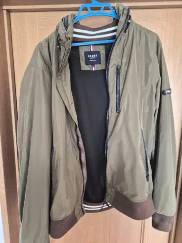 BEAMS HEART 후드 부착 밀리터리 자켓 XL