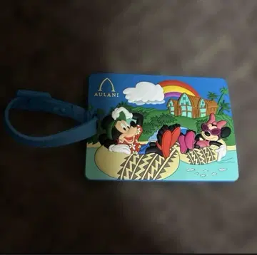 [ 디즈니 ] 아울라니 한정판 러기지 택 네임택 하와이 레어 상품