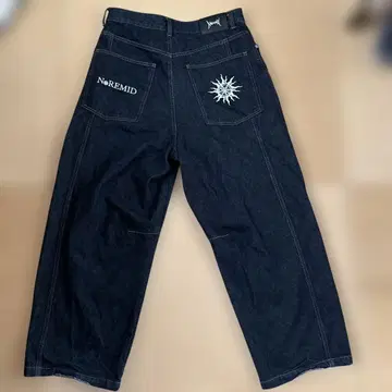 메루카리 내 최저가! NOREMID 블랙 데님 팬츠