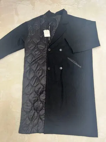 antiqua 퀼팅 롱 자켓