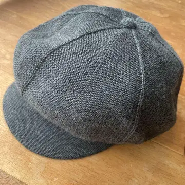 RACAL 그레이 니트 헌팅 캡 6 패널