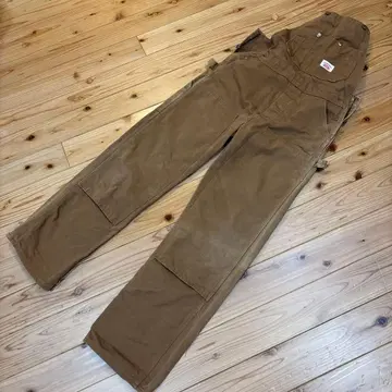 ROUND HOUSE 브라운 오버롤