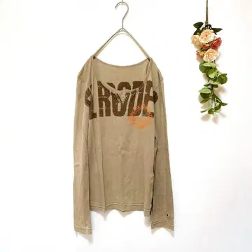 [ EL RODEO ] 엘르로데오 상의 롱T 긴팔 셔츠 베이지 ( F )