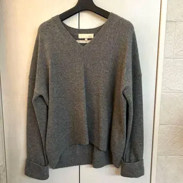 자유구 Love Cashmere 캐시미어 100% V넥 니트 사이즈 38