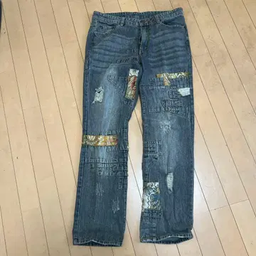 카와이 오카다 패치워크 디자인 데님