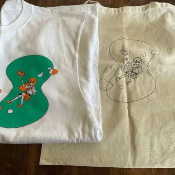 노기자카46 카키 하루카 생탄T셔츠 L 사이즈 & 백 2점 세트