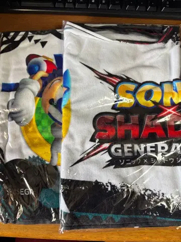 소닉X쉐도우 제너레이션즈 타월 2장 세트