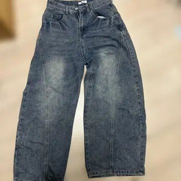 벌룬 실루엣 데님