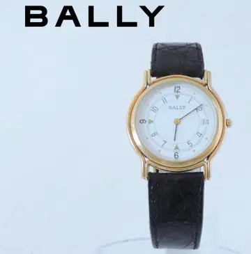 발리 BALLY 손목시계 워치 쿼츠 라운드 골드색 72.03