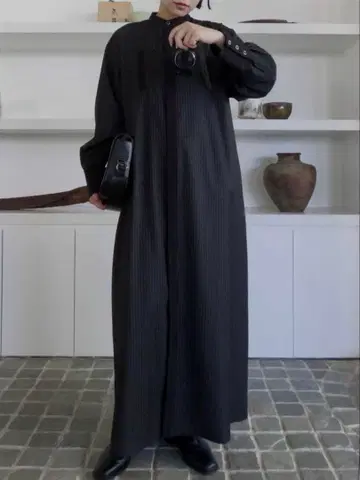 RIM.ARK 스트라이프 셔츠 원피스 새상품급