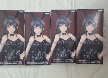 BiCuteBunnies 사쿠라지마 마이 피규어 4개 세트