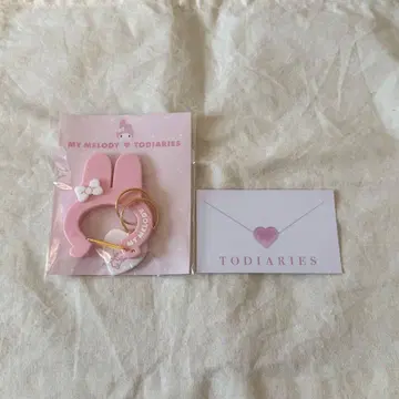 투 다이어리즈 산리오 마이멜로디 핑크 카라비너