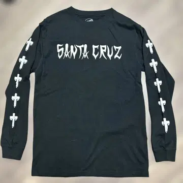 SANTA CRUZ 블랙 롱 슬리브 M