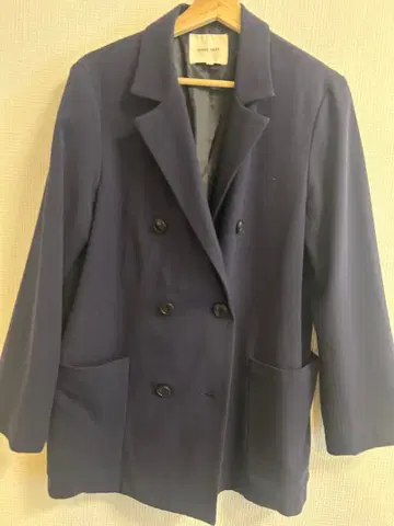 SHARE PARK 네이비 더블 브레스트 자켓 M 사이즈