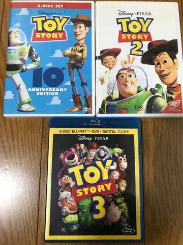 토이 스토리 1~3 DVD 3작품 세트 ('10 미국)