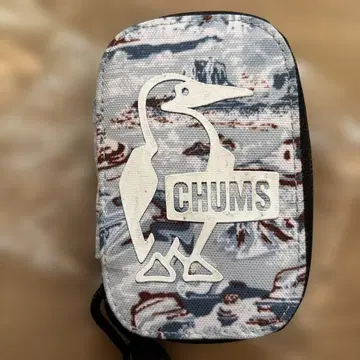 CHUMS 참스 키 코인 케이스 윈터 마운틴 카모