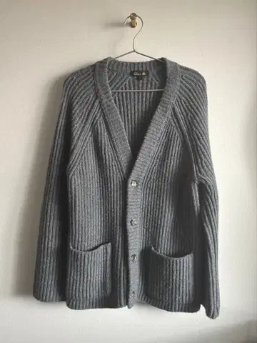 드로어 그레이 리브 가디건 사이즈 1