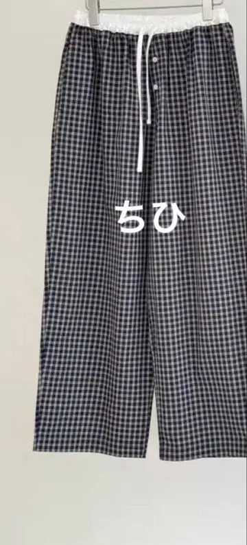 aeae 체크 캐주얼 팬츠