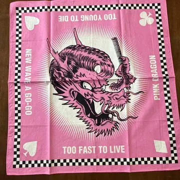 핑크 드래곤 반다나