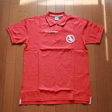 앵글 에이글 피케 셔츠 레드