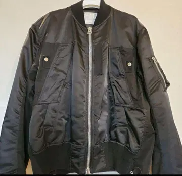 새상품급 sacai 나일론 트윌 믹스 블루종 ma-1 남성용