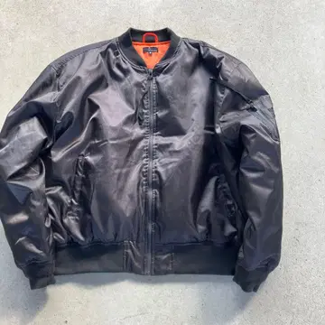 블랙 MA-1 플라이트 자켓