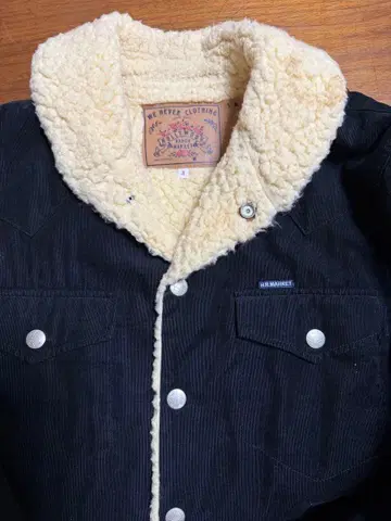 새상품급 H.R. MARKET N-1 코듀로이 덱 자켓 보아 안감