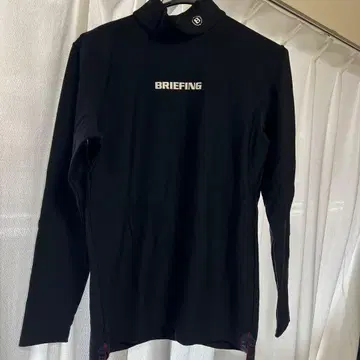BRIEFING 속기모 모크넥 T셔츠