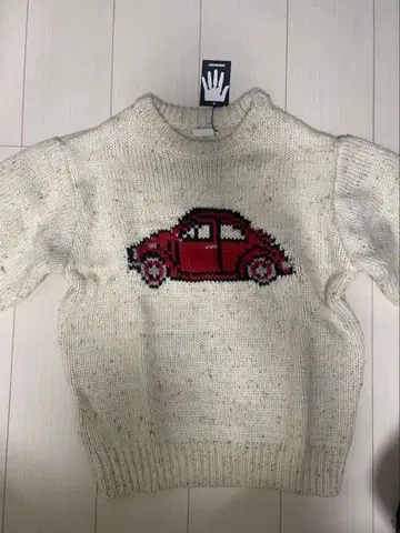 WISH FOR EVER 니트 M 사이즈 아이보리 컬러