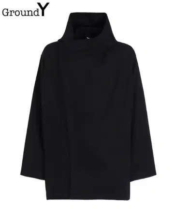 Ground Y COTTON GABARDINE DOUBLE HOODIE