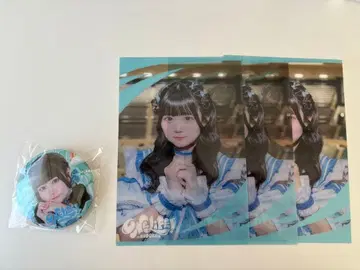 무지개 깃털 미니 캔뱃지 클리어 카드