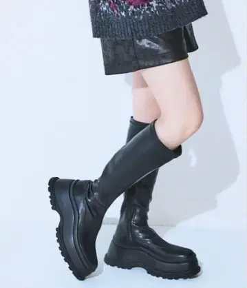 jeanasis WAVY 스트레치 롱 부츠