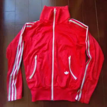 adidas 레드 집업 자켓