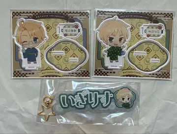 헤타리아 여름 축제 아크릴 스탠드 이름 키링 영국 미국