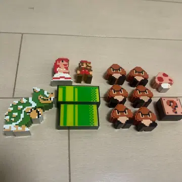 유니버셜 USJ 마리오 츠미 픽셀 피규어 슈퍼 닌텐도 월드