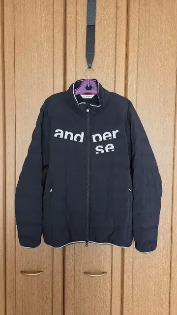 and per se 블랙 집업 자켓