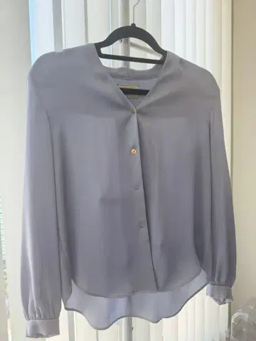 [ 유나이티드 애로우즈 ] 연보라 긴팔 셔츠